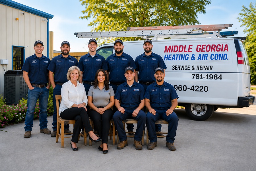 Middle Georgia Heating & Air Conditioning team